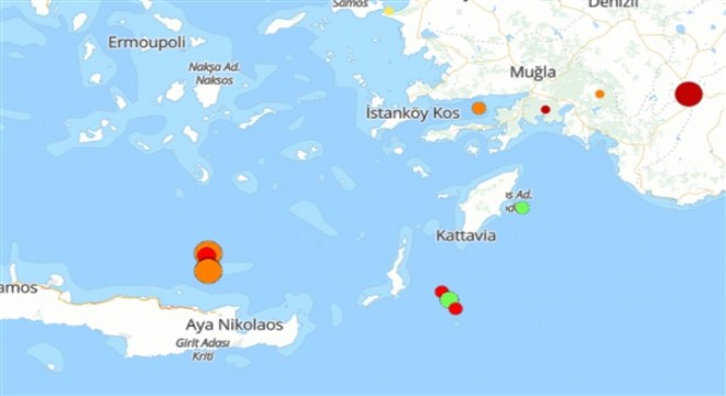 Akdeniz de deprem