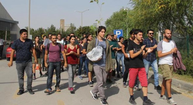 ODTÜ’lülerden ‘fidan’lı tepki