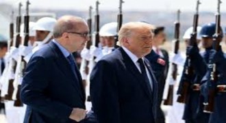 Cumhurbaşkanı Erdoğan’dan Trump’a Resmi Karşılama
